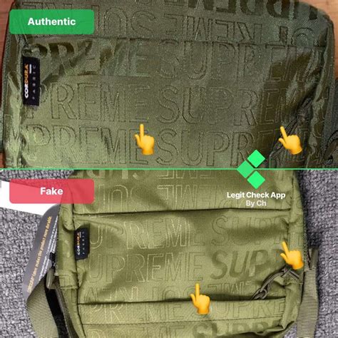 how to tell if your supreme bag is fake|is a supreme bag genuine.